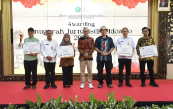 Pemkab  Sidoarjo  Beri  Penghargaan  Insan  Jurnalis  dan Kreator  Konten
