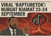 Viral “RaptureTok”: Nubuat Kiamat 23–24 September Hebohkan Media Sosial