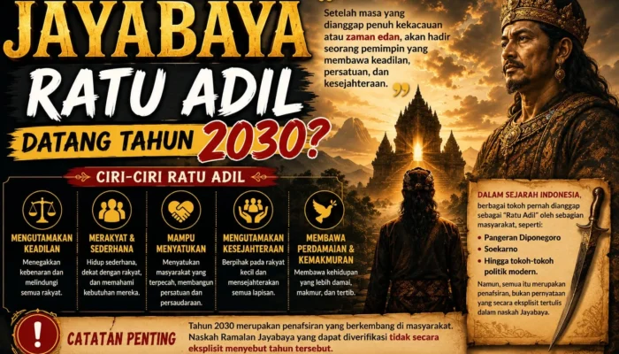 RAMALAN JAYABAYA RATU ADIL DATANG TAHUN 2030?