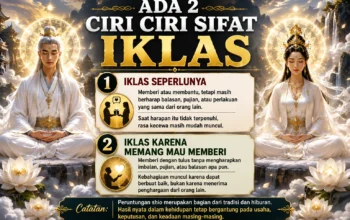 ADA 2 CIRI SIKAP IKHLAS