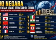 10 Negara dengan Utang Pemerintah Terbesar di Dunia