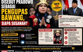 Disebut Prabowo sebagai Pengupas Bawang, Siapa Susanah? Ternyata Penjahit Kain Majun dan Pencuci Ompreng MBG