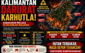 KALIMANTAN DARURAT KARHUTLA, KEBAKARAN MELUAS DI SEJUMLAH WILAYAH