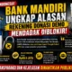 Bank Mandiri Ungkap Alasan Rekening Donasi Demo Mendadak Diblokir