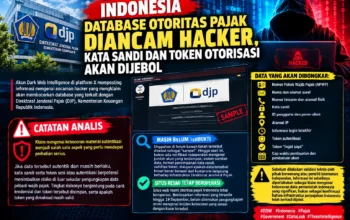 DATABASE OTORITAS PAJAK INDONESIA DIANCAM HACKER, KATA SANDI DAN TOKEN OTORISASI AKAN DIJEBOL
