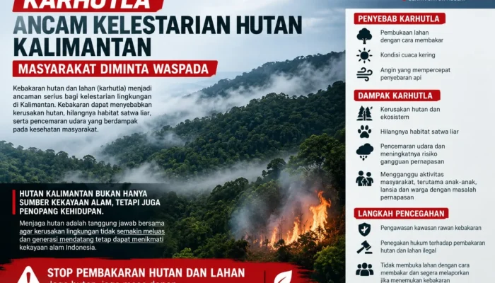 Karhutla Ancam Kelestarian Hutan Kalimantan, Masyarakat Diminta Waspada