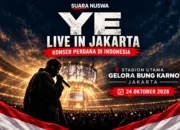KANYE WEST GELAR KONSER PERDANA DI INDONESIA, GBK JAKARTA JADI PUSAT PERHATIAN